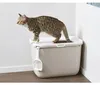 Savic Hop in, Katze, Katzenklo mit Eingang von oben, Beige, Produktbild-Vorschau 5