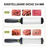 Fleischschneidemaschine, Edelstahl Allesschneider Produktbild-Vorschau 2