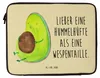 Mr. & Mrs. Panda Laptop Tasche Avocado Pfeifen 33 x 42 cm - Produktbild-Vorschau 4
