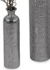 Bodenvase, Flaschenvase HELSINKI H. 38,5cm silber grau Produktbild-Vorschau 2