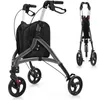 COSTWAY Rollator stretto per appartamenti, triciclo Anteprima dell’immagine prodotto 1