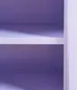 A close-up view of an empty shelf inside a purple cabinet. Náhľad obrázku produktu
