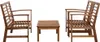 vidaXL Garten-Lounge-Set 4-tlg. Massivholz Akazie Produktbild-Vorschau 1