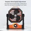 Tragbarer Outdoor-Camping-Ventilator fuer Zelte, stufenlos Produktbild-Vorschau 9