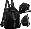 EDIBAZZAR | Sac à dos femme élégant urbain noir boho Voir les images du produit 13