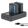 2x Akku + LCD Lader für Fuji NP-W126 -W126s X-Pro3 X-T30 Produktbild-Vorschau 2