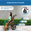Mobiclinic Fauteuil roulant Transit Pyramide Pliable Assise Voir les images du produit 6