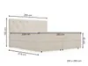 GrainGold Boxspringbett Napoli 200x200 cm - Bett 200x200, Produktbild-Vorschau 7