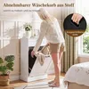 COSTWAY Wäscheschrank mit 39L Wäschekorb, Badezimmerschrank Produktbild-Vorschau 6