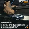 A shoe is stepping on a phone case on a step. Podgląd zdjęcia produktu