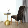 4er Set Stretch Stuhlhusse Universelle Samt Stuhlbezug Produktbild-Vorschau 4