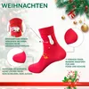 4 Paar Lustige Weihnachtssocken Damen Herren Mit Produktbild-Vorschau 6