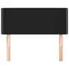 Kopfteil Schwarz 80x5x78/88 cm Stoff Produktbild-Vorschau 3