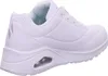 A white Skechers sports shoe is shown from the side against a white background. Produktbild-Vorschau