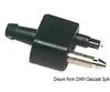 Connettore Yamaha, lato serbatoio 1/4"-18 NPSM , 1 pezzo Anteprima dell’immagine prodotto 4