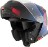 Bogotto H271 Wayke Klapphelm, schwarz matt/rot/blau, L Produktbild-Vorschau 1