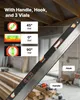 Poziomica Cyfrowa Vevor 120 Cm Z Lcd 3 Libelle Ip54 Mocna Podgląd zdjęcia produktu 6