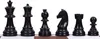 Pièces d'échecs Staunton n° 3, plastique (Roi 65 mm) Voir les images du produit 3