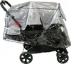 Bambisol HPU Housse de pluie pour poussette double avec Voir les images du produit 2