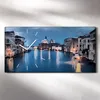 Wandkunst Leinwand Bild Uhr 60x30 Gemälde Architektur Produktbild-Vorschau 2