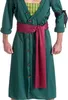 One Piece Kostüm Pirat Lorenor Zoro für Herren Gr. S-L Anime Manga Fasching Karneval Mottoparty Filmheld Familienkostüm Paar- und Gruppenkostüm Cosplay Anteprima dell’immagine prodotto