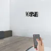 Nástěnné hodiny černé LED digitální hodiny s dálkovým Náhled obrázku produktu 3