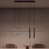 doporro Lampadario a Sospensione LED 100cm, Lampada Lineare Anteprima dell’immagine prodotto 1