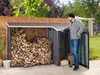 BELIANI Domek narzędziowy szary stal galwanizowana blaszana Podgląd zdjęcia produktu 4