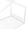 Bed met huisvorm, 140 x 200 cm. Kinderbed van metaal met Productafbeelding-voorbeeld 9