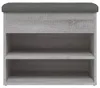 vidaXL schoenenkast, grijs Sonoma, 62x32x50 cm, houtvezel Productafbeelding-voorbeeld 6
