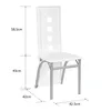 lot de 2 chaises de salle à manger Chaise de cuisine noble Voir les images du produit 3