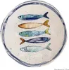 Teller, mediterran mit Sardinen-Motiv | Maritime Produktbild-Vorschau 2