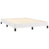 vidaXL Bettgestell Weiß 140x200 cm Kunstleder Produktbild-Vorschau 3