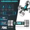 RE:SPORT® 2er Hanteln Set aus massivem Stahl Türkis 2 x Produktbild-Vorschau 2