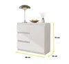 MIKEL - Kommode / Sideboard mit 3 Schubladen und 1 Tür - Produktbild-Vorschau 2