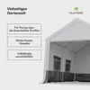 Blumfeldt Partyzelt - 4x3m, Festzelt mit Seitenwänden, Produktbild-Vorschau 1