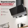 LEVIVO Cappa aspirante senza cornice A+++ da 60 cm per Anteprima dell’immagine prodotto 3