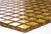 Mosaik Rückwand Transluzent Glasmosaik Crystal gold Produktbild-Vorschau 3