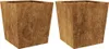 vidaXL Pflanzkübel 2 Stk. 50x50x50 cm Wetterfester Stahl Produktbild-Vorschau 8