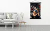 MuchoWow® Textilposter Mädchen mit Perlenohrring - Tattoo - Produktbild-Vorschau 3