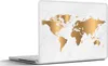 MuchoWow® Laptop Aufkleber Sticker Cover Weltkarte - Marmor Produktbild-Vorschau 1