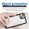 iPhone 15 Hülle, Klar Rückseite Stoßfeste TPU Silikon Produktbild-Vorschau 6