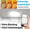 YARDIN LED Deckenleuchte Flach Rund 36W Deckenlampe Produktbild-Vorschau 2