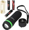 Zoom-Flashlight 1W-LED Schwarz, Grün Taschenlampe Produktbild-Vorschau 4