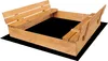 Ladanas® Sandkasten XL-Sandkiste aus Holz-140 x140cm. Produktbild-Vorschau 6