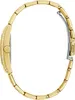 A side view of a gold-colored watch with a metal band and a crystal-embellished bezel. Produktbild-Vorschau