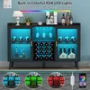 HAUSPROFI Weinschrank mit LED-Beleuchtung Küchenschrank mit Produktbild-Vorschau 4