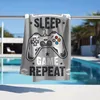 Strandtuch Gamer Game Flow 90x180 cm Produktbild-Vorschau 2