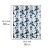 WENKO Dusch Vorhang Badewannen 180x200 cm inkl Ringe Textil Produktbild-Vorschau 5