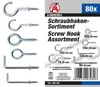 KRAFTMANN 88136 Schraubhaken-Set, 80-tlg. Produktbild-Vorschau 5